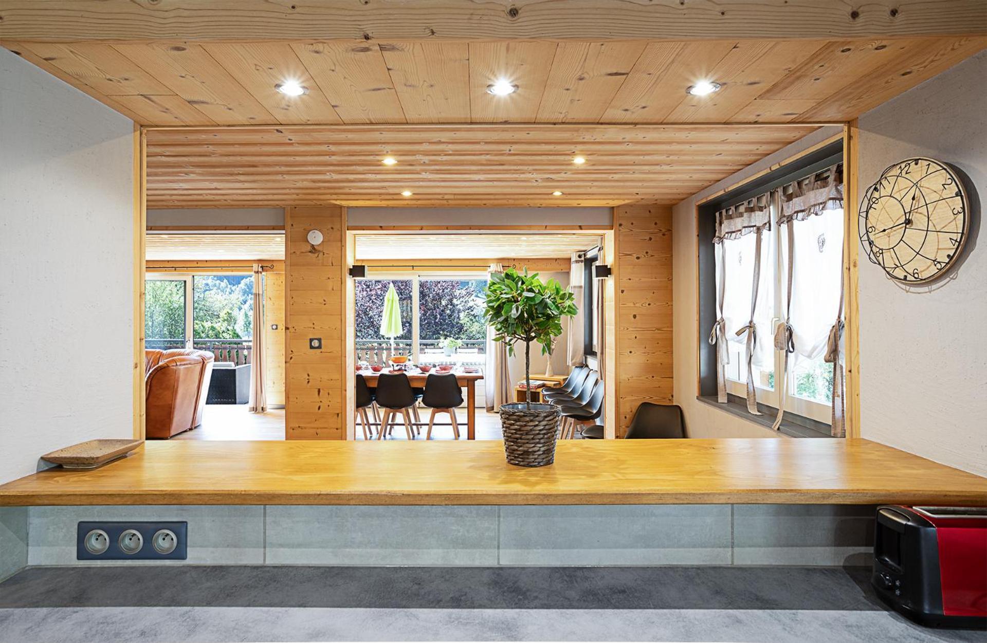 Chalet Les 4 Saisons - Ski, Parking Et Jardin Abondance Eksteriør billede