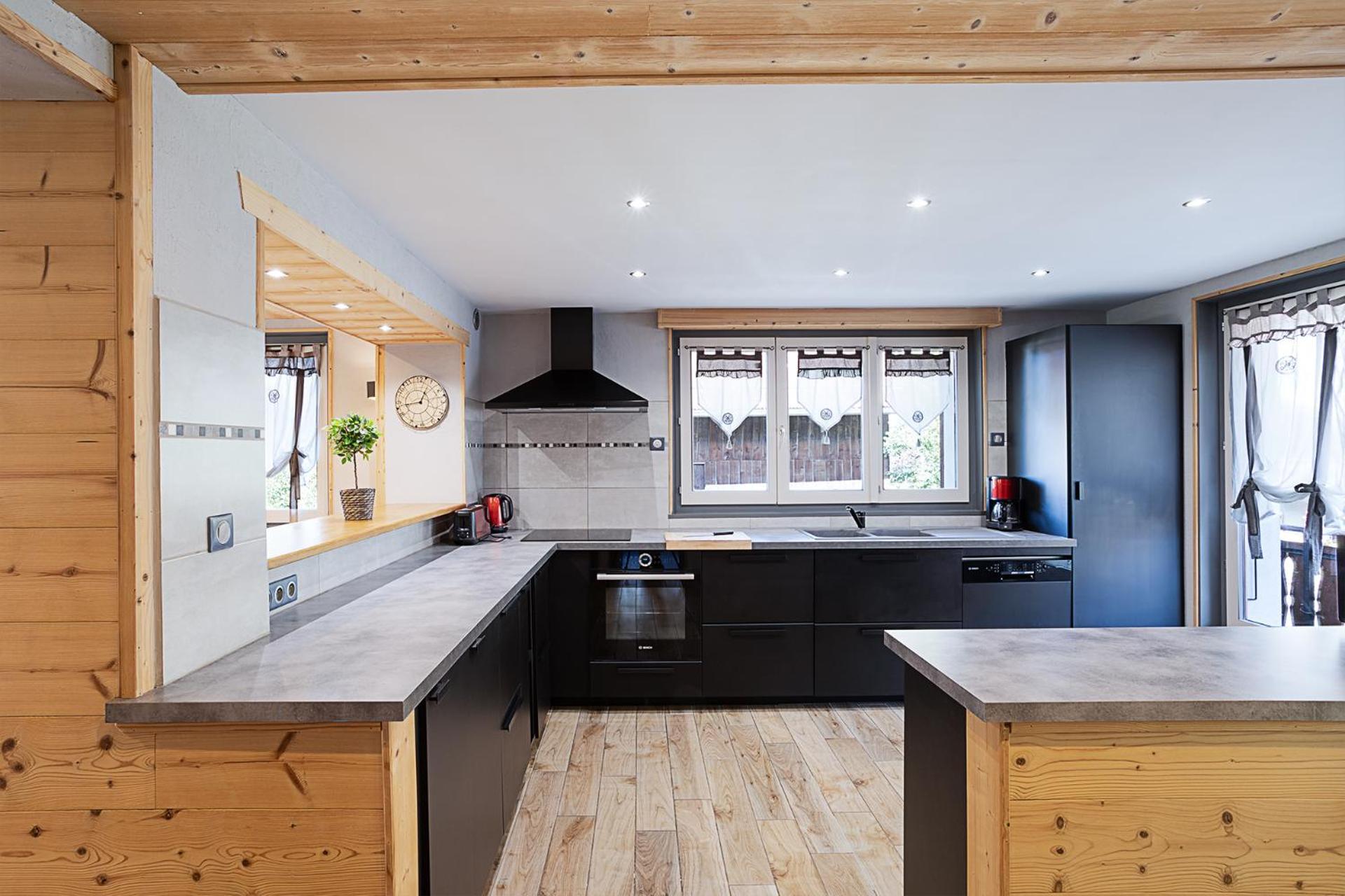 Chalet Les 4 Saisons - Ski, Parking Et Jardin Abondance Eksteriør billede